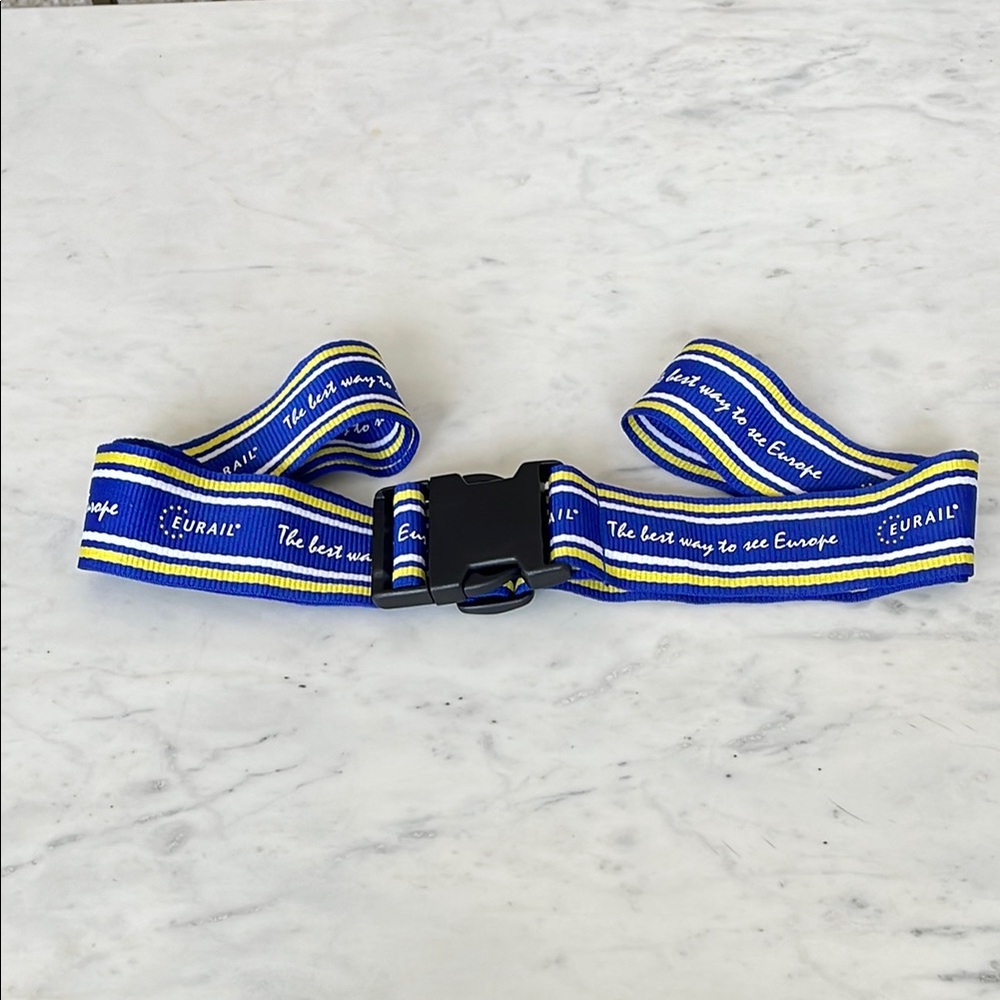 Eurail  luggage Blue and Yellow Belt